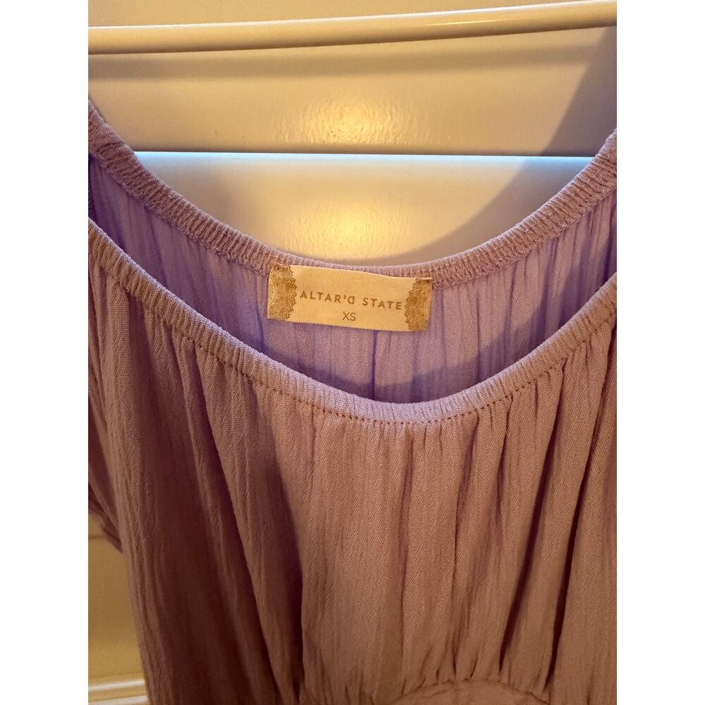 Altar’d State light purple romper XS - Picture 3 of 6